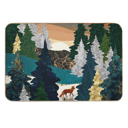 Amber Fox  Repositionable Bath Mat