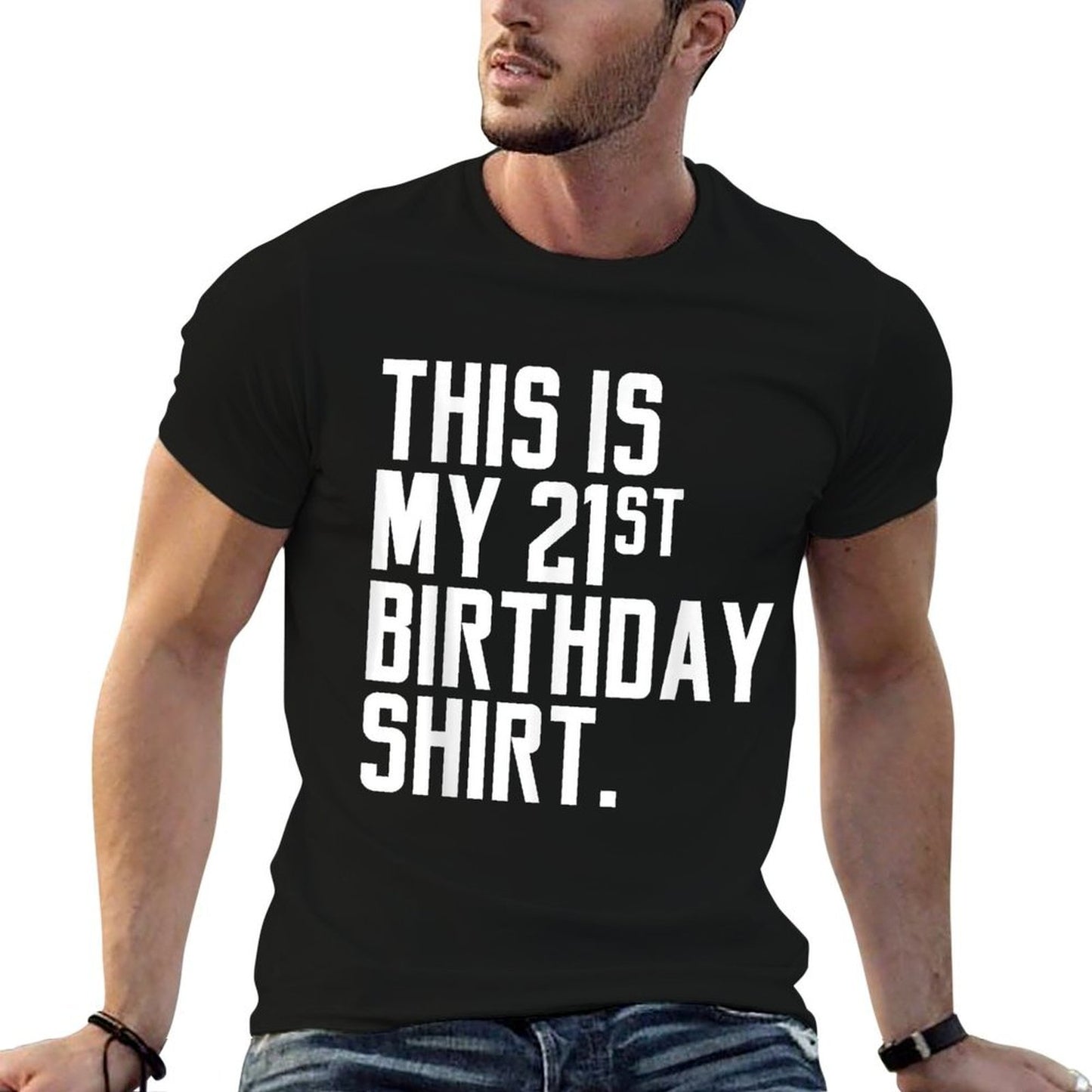 Funny 21st Birthday Gift  Lightweight T-Shirt