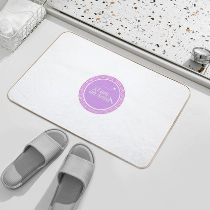 I Am An Artist  Pet-Safe Bath Mat