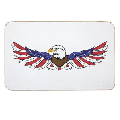 American Eagle, Bald Eagle, American Logo, Transparent Background  Absorbent Bath Mat