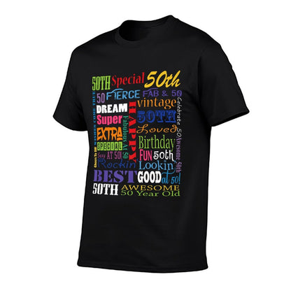 Fun 50th Birthday Party - Happy 50th Birthday Party Premium  Vintage-inspired T-Shirt