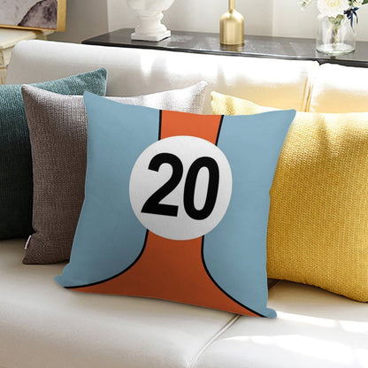 Racing Colours No20 Soft Decorative Cover Throw Pillow