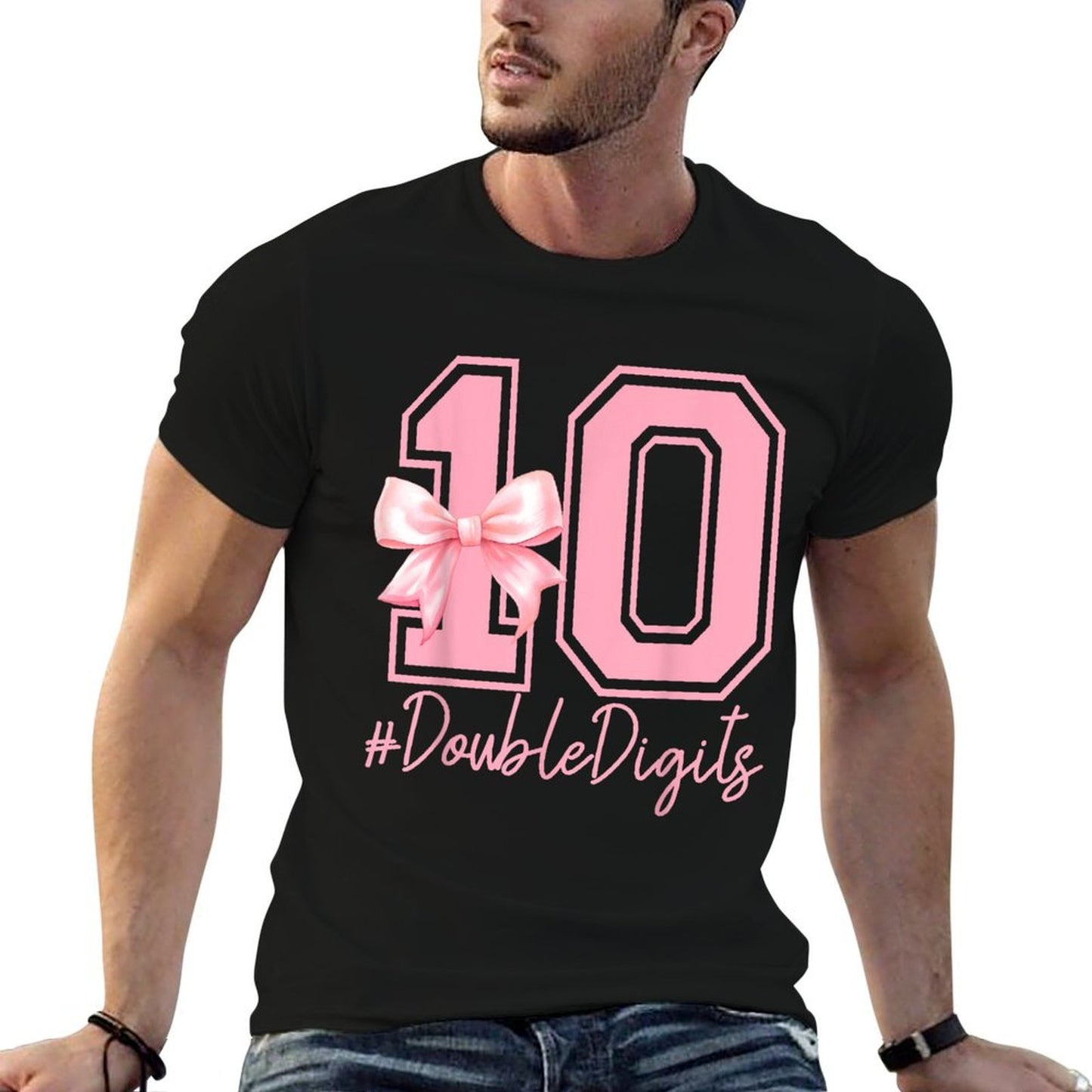 10 Year Old Birthday Girl Coquette 10th Birthday Party  Moisture-wicking T-Shirt