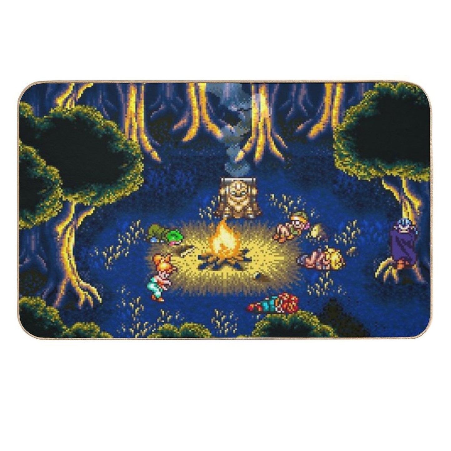 Chrono Trigger Campfire  Odorless Bath Mat