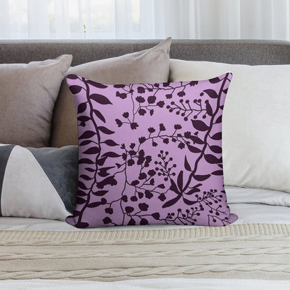 Bella Swan Lavender Freesia Soft Hidden Zipper Throw Pillow