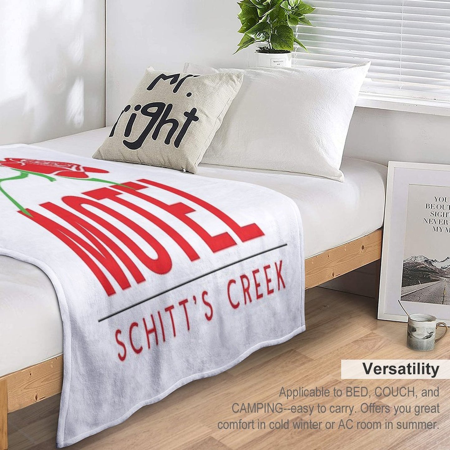 Rosebud Motel Travel-friendly Throw Blanket
