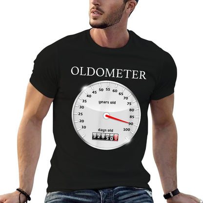 Oldometer 90 Years Old Vintage 90th Birthday  Stretchy T-Shirt