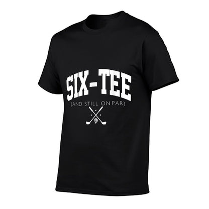 60th Birthday Golf 60 Years Old Fore-Tee And Still on Par  Trendy Pattern T-Shirt