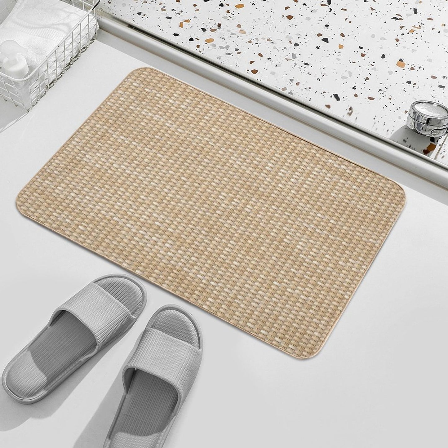 Wicker  Dirt-Trapping Bath Mat