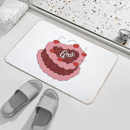 Gra Cake  Repositionable Bath Mat