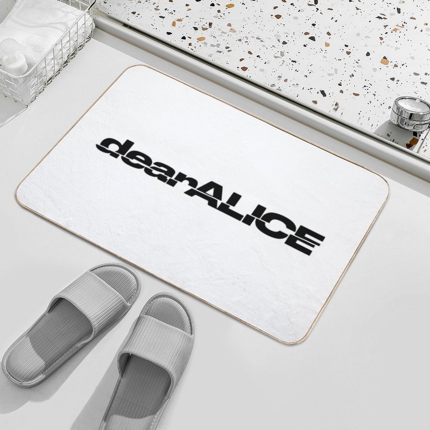 DearALICE Logo  Pet-Safe Bath Mat