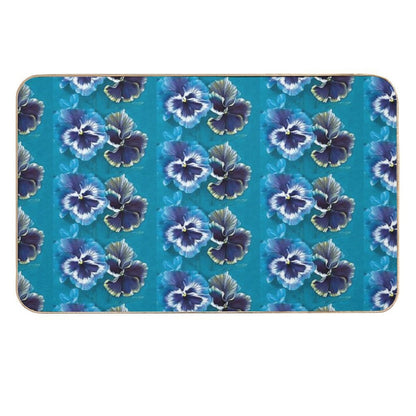 Pansy Study  High-Traffic Bath Mat