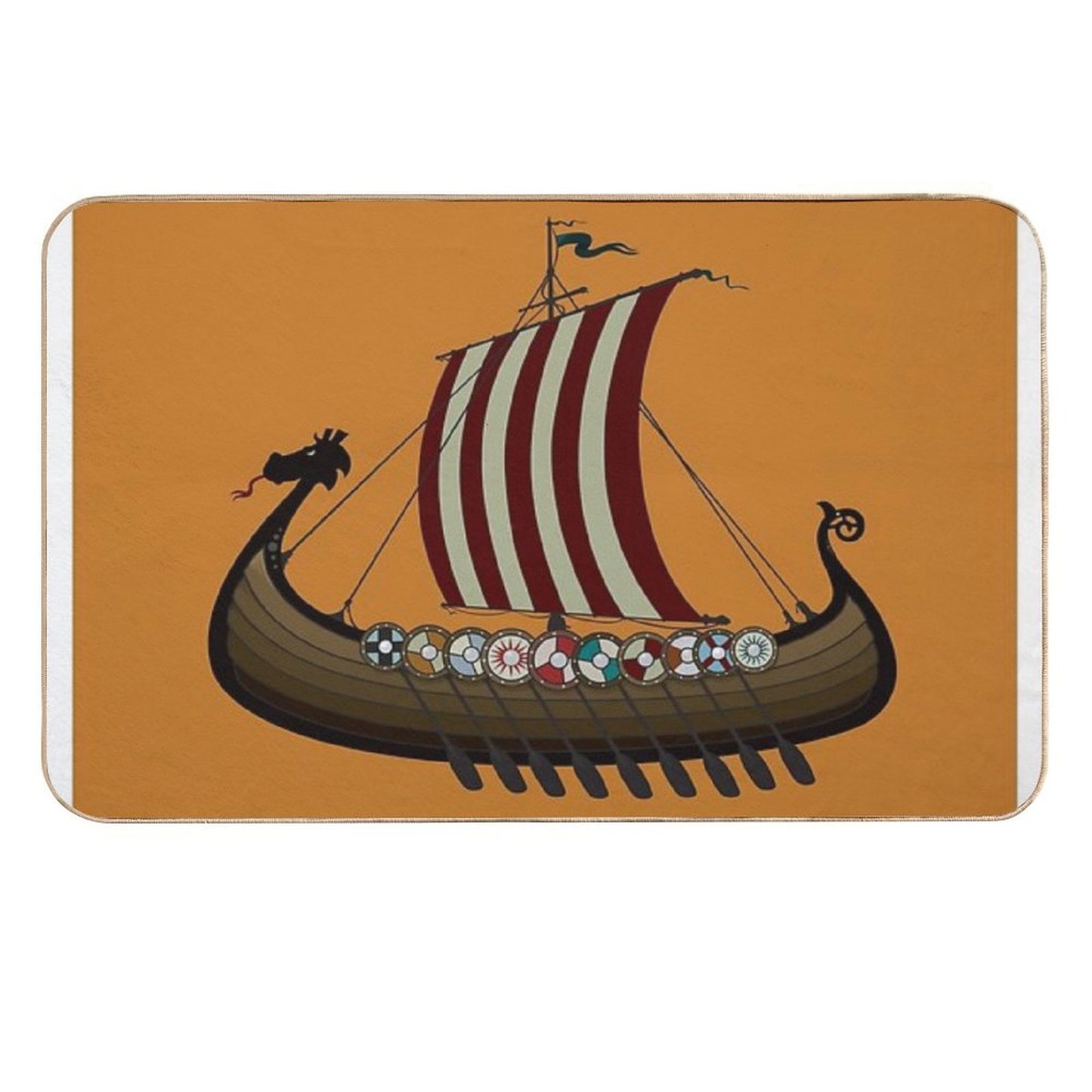 Vikings  Easy To Clean Bath Mat