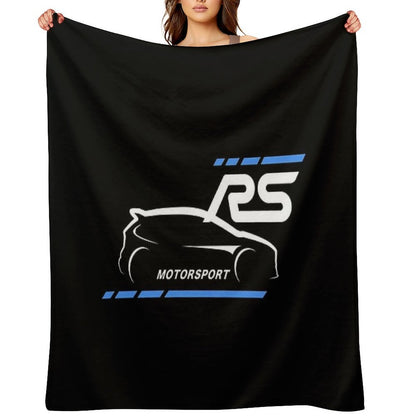 Motorsport  RS Car  Drivers Shrink-resistant Throw Blanket