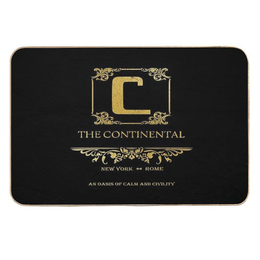 The Continental - Cult Movie  Rapid-Drying Bath Mat