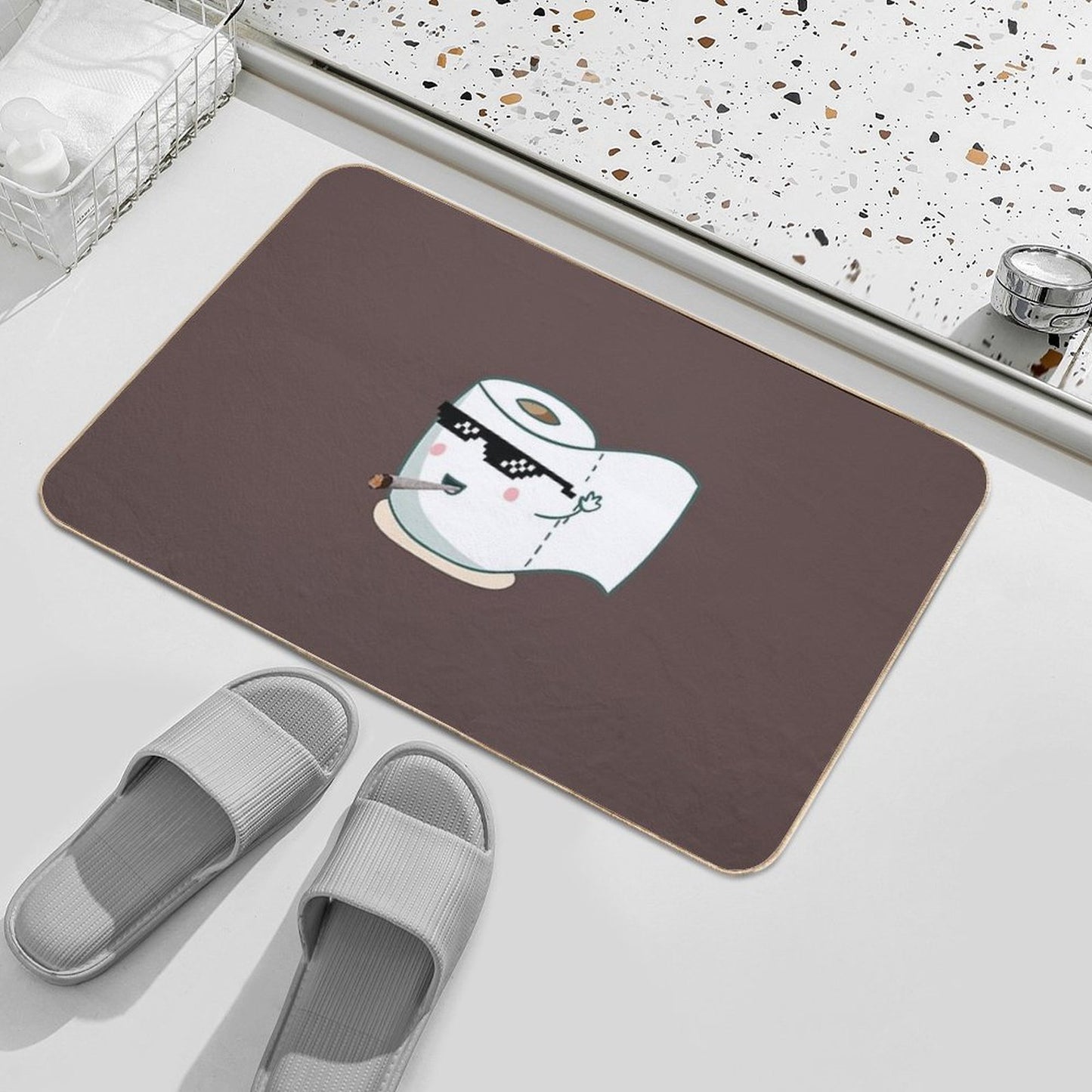 The Essential Funny And Cuddly Tp Dealer T-shirt  Pet-Safe Bath Mat