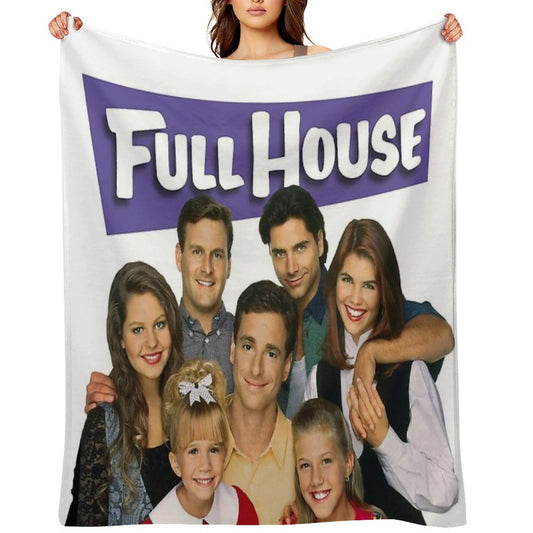 Full House Velvety-soft Throw Blanket