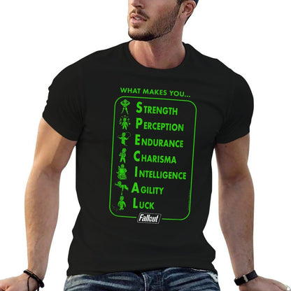 Fallout What Makes You SPECIAL Gaming  Polyester Blend T-Shirt