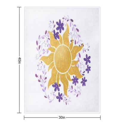 Sun Princess Compact Throw Blanket