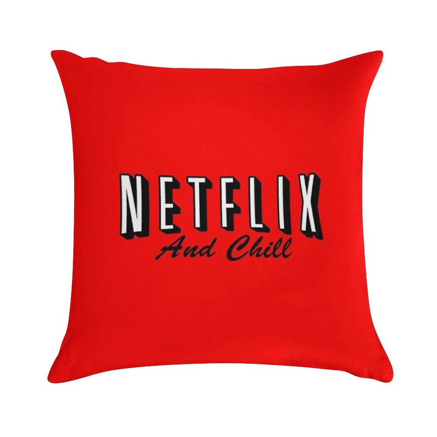 Netflix And Chill Soft Home Decor Throw Pillow