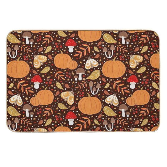 Autumn Elements  Easy To Clean Bath Mat