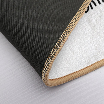 I Brie-lieve Positive Brie Cheese Puns  Slip-Resistant Bath Mat