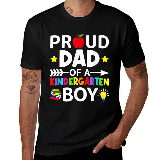 Mens Proud DAD Of A Kindergarten BOY  Breathable T-Shirt