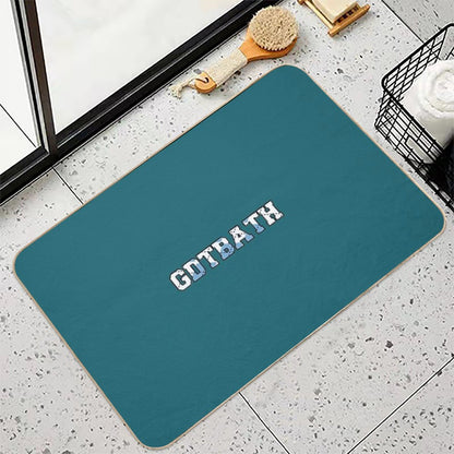 GDTBATH Argyle  Fade-Resistant Bath Mat