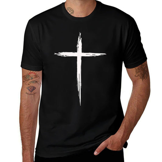 Christian Cross Christians Men Women Jesus Christ Cross  Eco-friendly Material T-Shirt