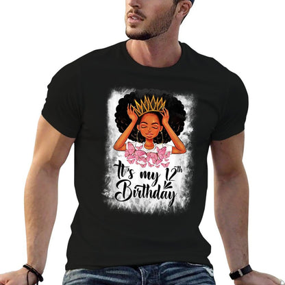 12 Year Old Gift Women Girlsnager It's My 12th Birthday  Easy-care T-Shirt