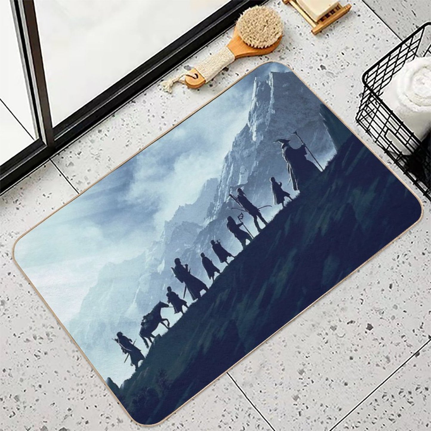 Fellowship Holy  Repositionable Bath Mat