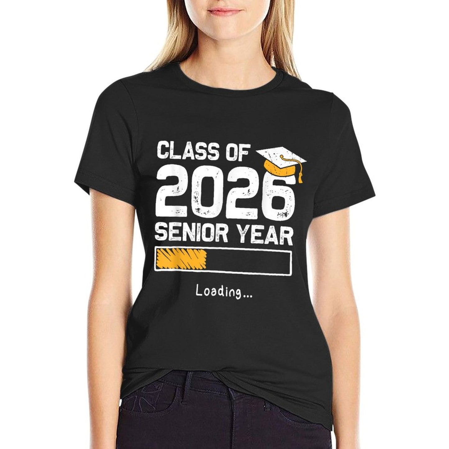 Class of 2026 Senior Year Loading Funny Senior 2026  Affordable Price T-Shirt