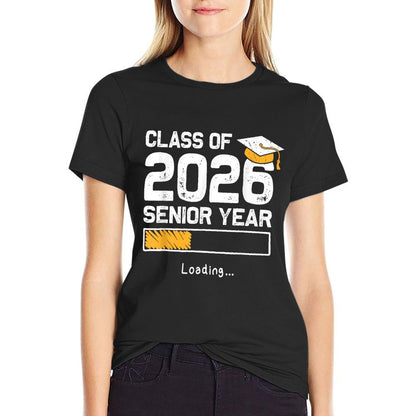 Class of 2026 Senior Year Loading Funny Senior 2026  Affordable Price T-Shirt