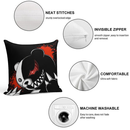 Monokuma Soft Ultra-Soft Texture Throw Pillow