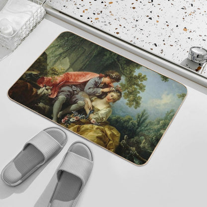 François Boucher The Four Seasons, Spring  Pet-Safe Bath Mat