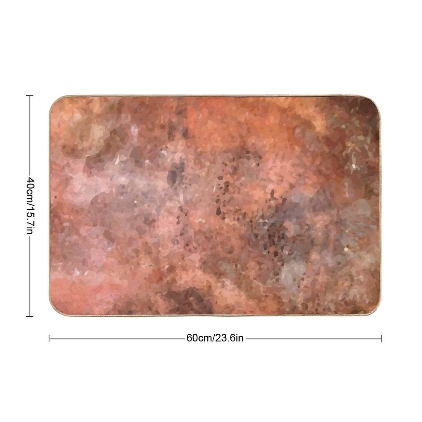 Copper  Odorless Bath Mat