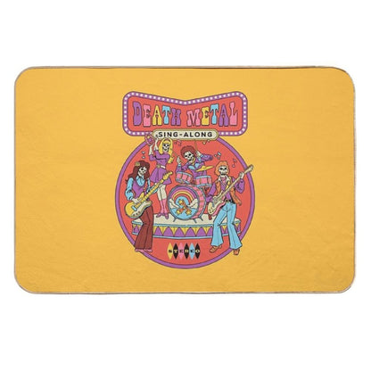 Death Metal Sing-Along  Rapid-Drying Bath Mat