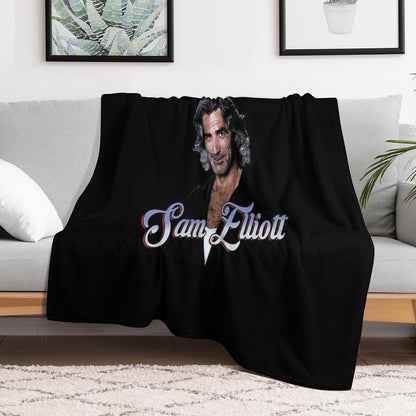 Sam Elliott Velvety-soft Throw Blanket
