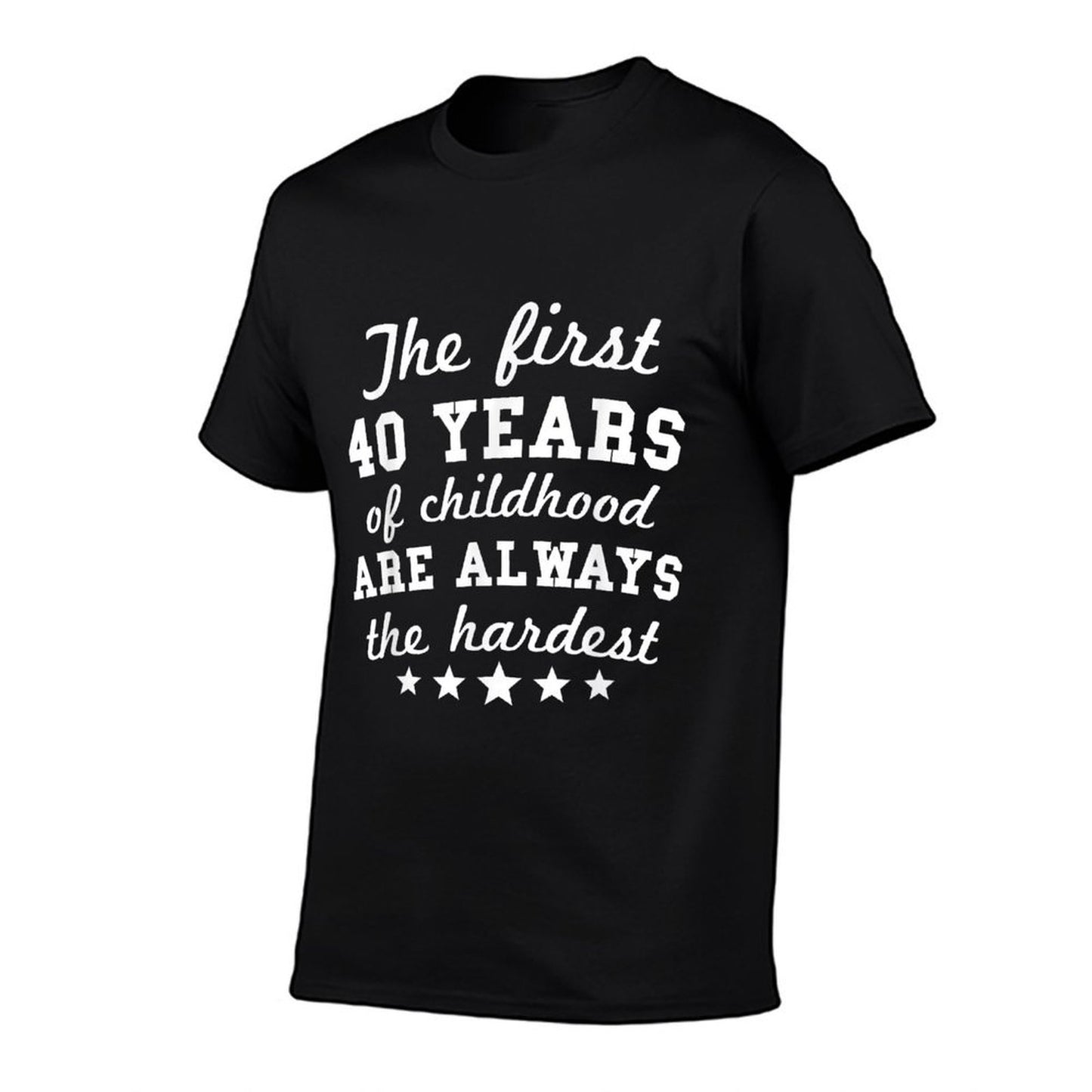 The First 40 Years Of Childhood Funny 40th Birthday  Eco-friendly Material T-Shirt