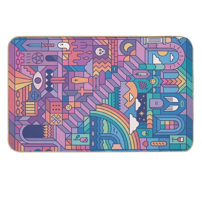 Watch Your Step  Dirt-Trapping Bath Mat