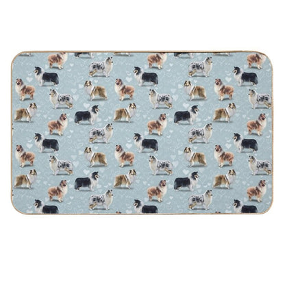 The Rough Collie  Absorbent Bath Mat