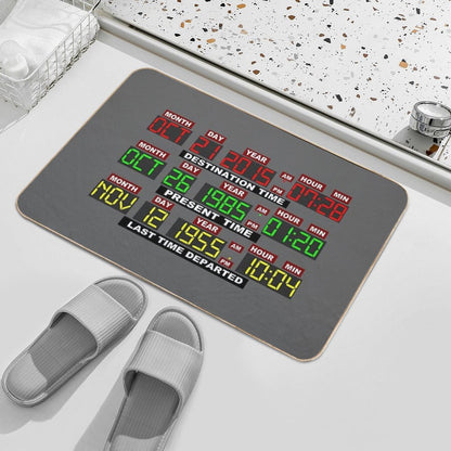 TIME CIRCUITS ON!  Slip-Resistant Bath Mat