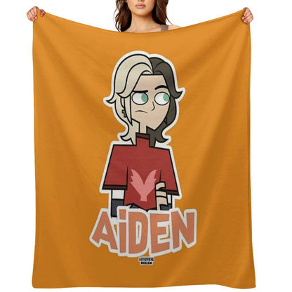 Adventure Camp - Aiden Velvety-soft Throw Blanket