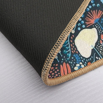 Summer Field Colorful Pattern  Anti-Trip Bath Mat