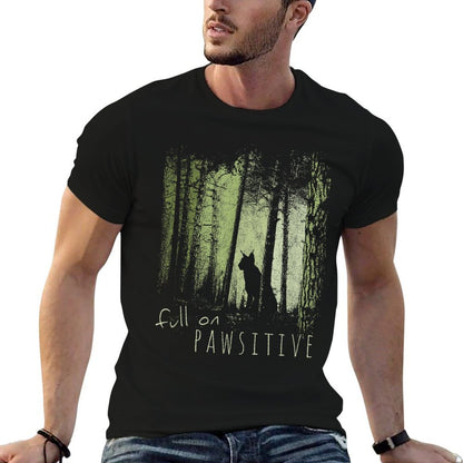 Full On Pawsitive! Lynx Wildcat Bobcat In Twilight Forest  Classic T-Shirt