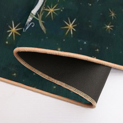 Mushroom Night Moth  Absorbent Bath Mat