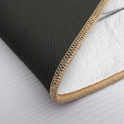 Succulent in Plump White Planter  Slip-Resistant Bath Mat