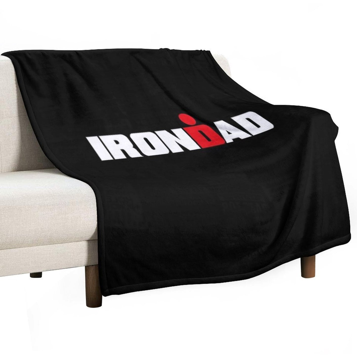 IronDad, Triathlon Dad, Triathlete Daddy Multi-functional Throw Blanket