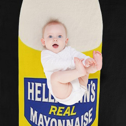 Mayonnaise For Fans Machine-washable Throw Blanket
