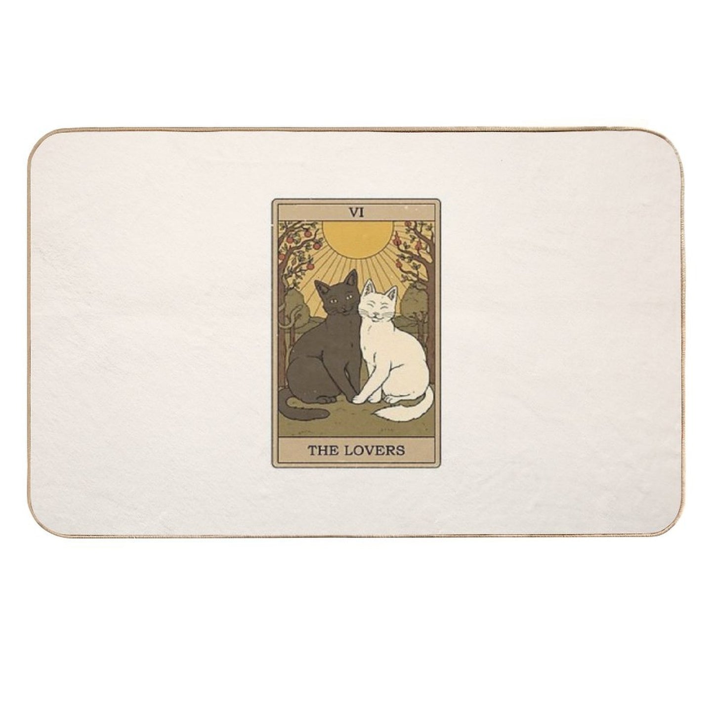 The Lovers  Slip-Resistant Bath Mat